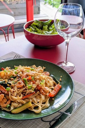 Repas cuisiné à la Clé des Chaumes